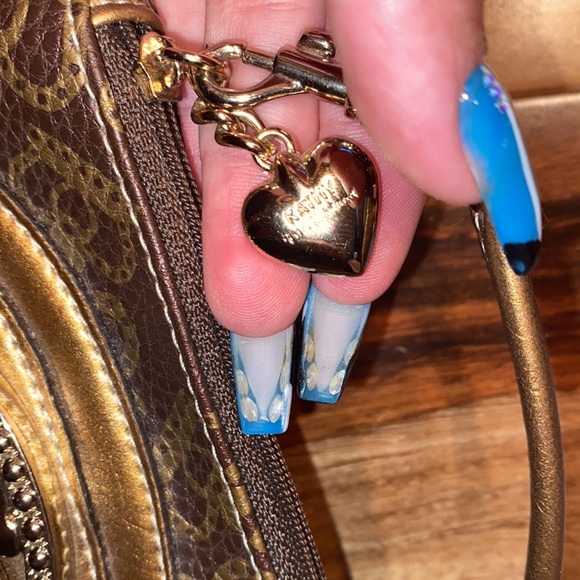 KATHY VAN ZEELAND WRISTLET GOLD~COMES WITH CHARM - Picture 3 of 7